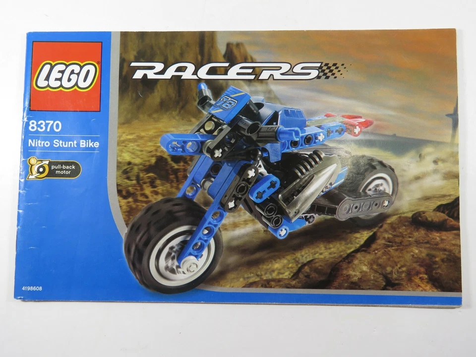 3 Lego Instruction Manual Guide Books Racer LEGO Lot Assorted Sets A6328 - Image 3 of 4