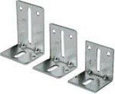 Pair 2 New Garage Door Jamb Steel Brackets J  4 -  10 for Vertical Track