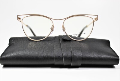 Yohji Yamamoto Y's Brille Brillengestell YY3016 401 52 17 gold NEU + OVP