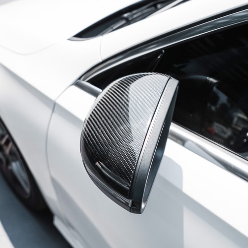 Carbon Fiber Side Mirror Cover Caps For MB CLA-Class X118 2019-2024 - Picture 4 of 9