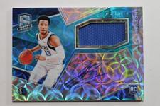 2018-19 PANINI PRIZM NEON BLUE SPECTRA RC JALEN BRUNSON JERSEY PATCH AUTO #113🔥
