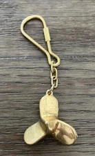 Ship Propeller Keychain Brass Nautical Vintage Collectible Nautical decor Gift