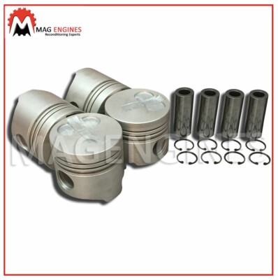 PISTON & RING SET TOYOTA 2L-T 2L-TE 2L-THE FOR HILUX LAND CRUISER 2.4 LTR DIESEL
