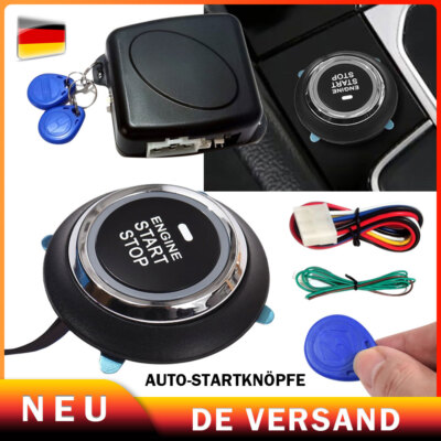 Auto Keyless APP Remote Starter Stop Entry Engine Start Alarm System Druckknopf