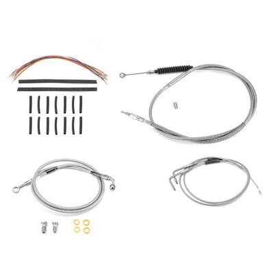 12'' 14'' Bar Clutch/Brake/Throttle/CAN-Bus Cable for Harley Softail 00-06 Non-ABS