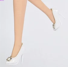White Pump Shoes for Fashion royalty Ⅱ FR2 Nu Face 2 doll integrity toy 3.0 6.0
