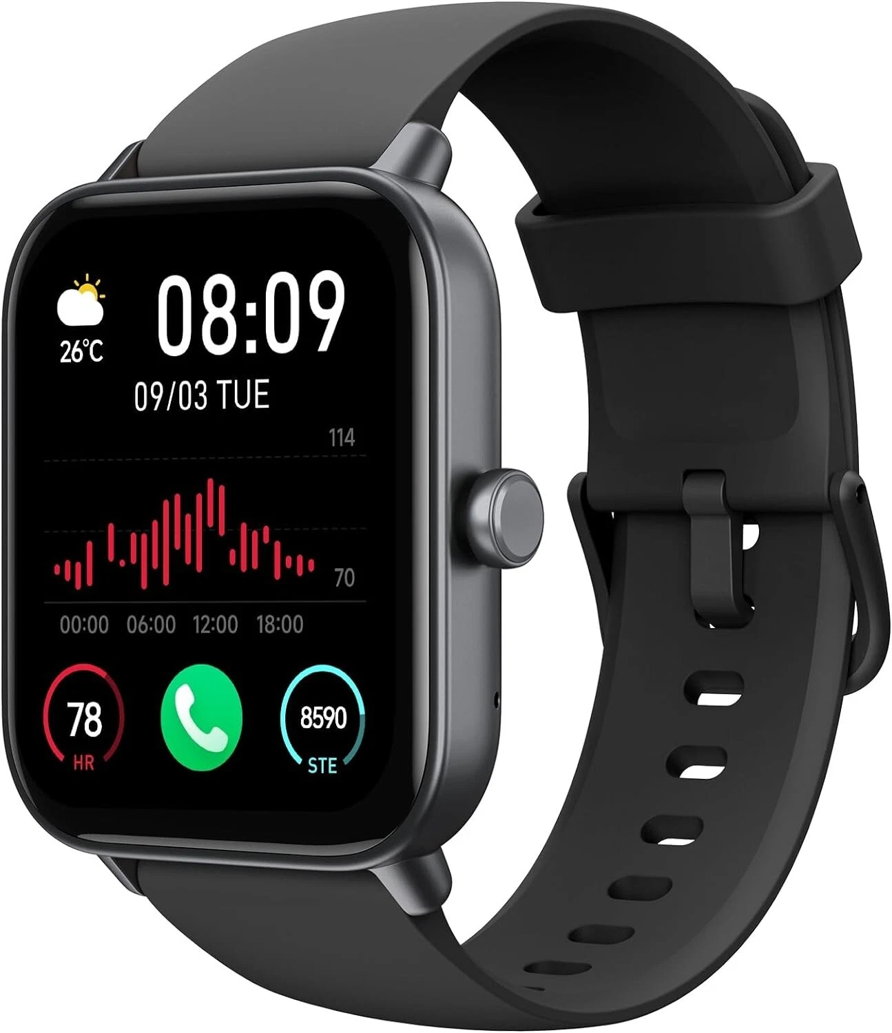 Smart Watch Men Women with Phone Function Wristwatch Sports Watch for Android IOS