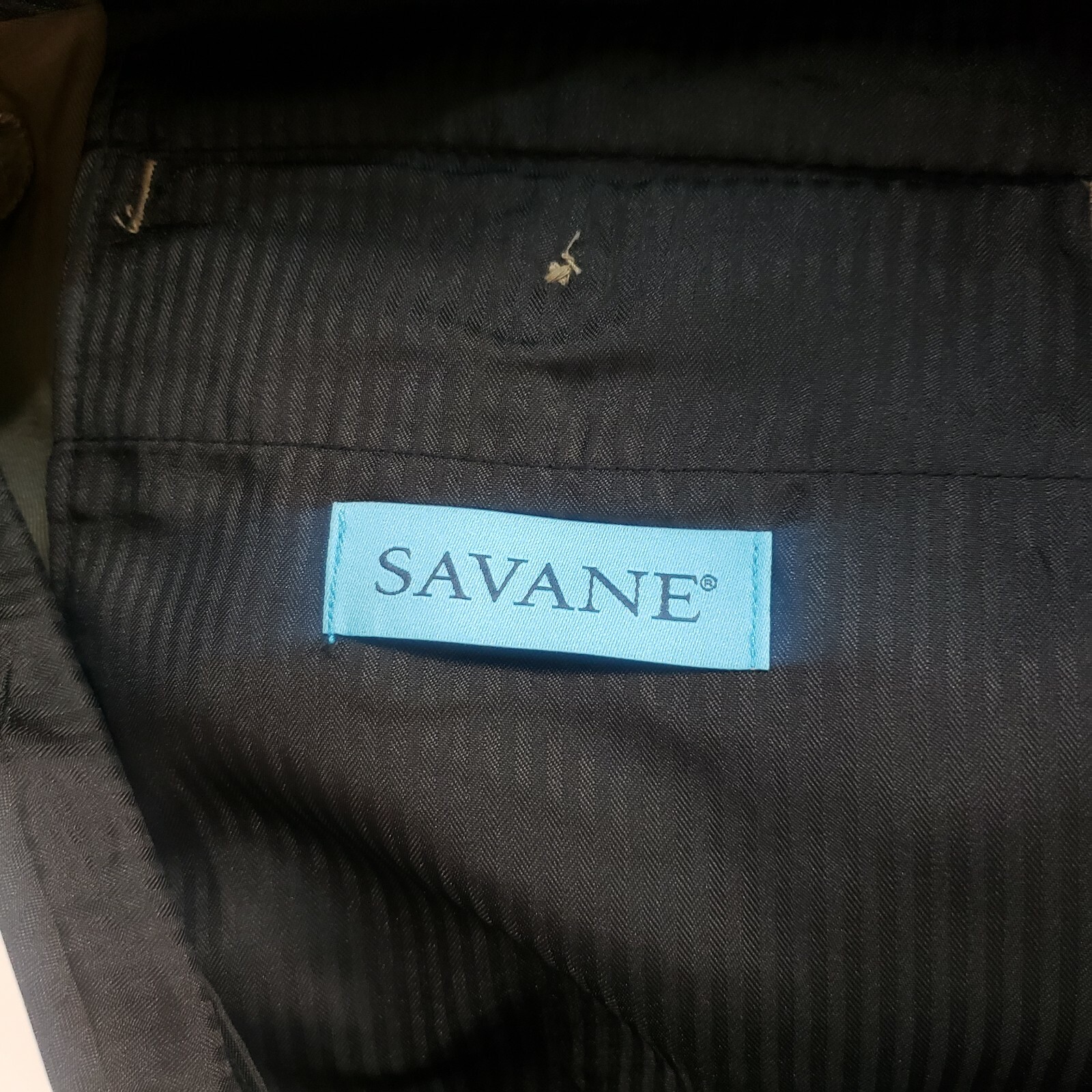 NEW Savane 40x36 Mens Crosshatch Dress Pants Pleated Cuffed Dark Patina