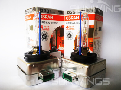 2PCS PAIR Osram XENARC D3S 66340CBI Cool Blue 5500K HID XENON LIGHT BULB