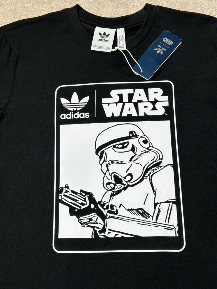 海外限定【adidas】STAR WARS 半袖Tシャツ adidas Star Wars Shirt Stormtrooper Tee Medium W/tags M