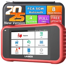LAUNCH CRP129E Car OBD2 Scanner 4 Systems Diagnostic Tool TPMS EPB SAS Oil Reset