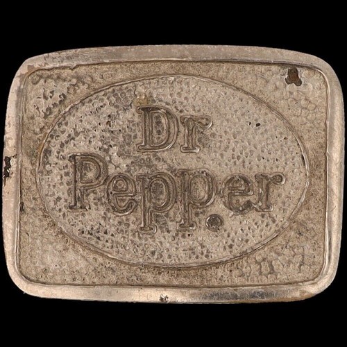 Ancienne publicité années 40 Dr Pepper Soda Pop ancienne enseigne pop fontaine boisson vintage boucle de ceinture - Photo 3 sur 5