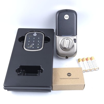 READ! Yale YRD136-ZW2-619 PUSHBUTTON DEADBOLT Keypad Entry W/Z-Wave Satin Nickel