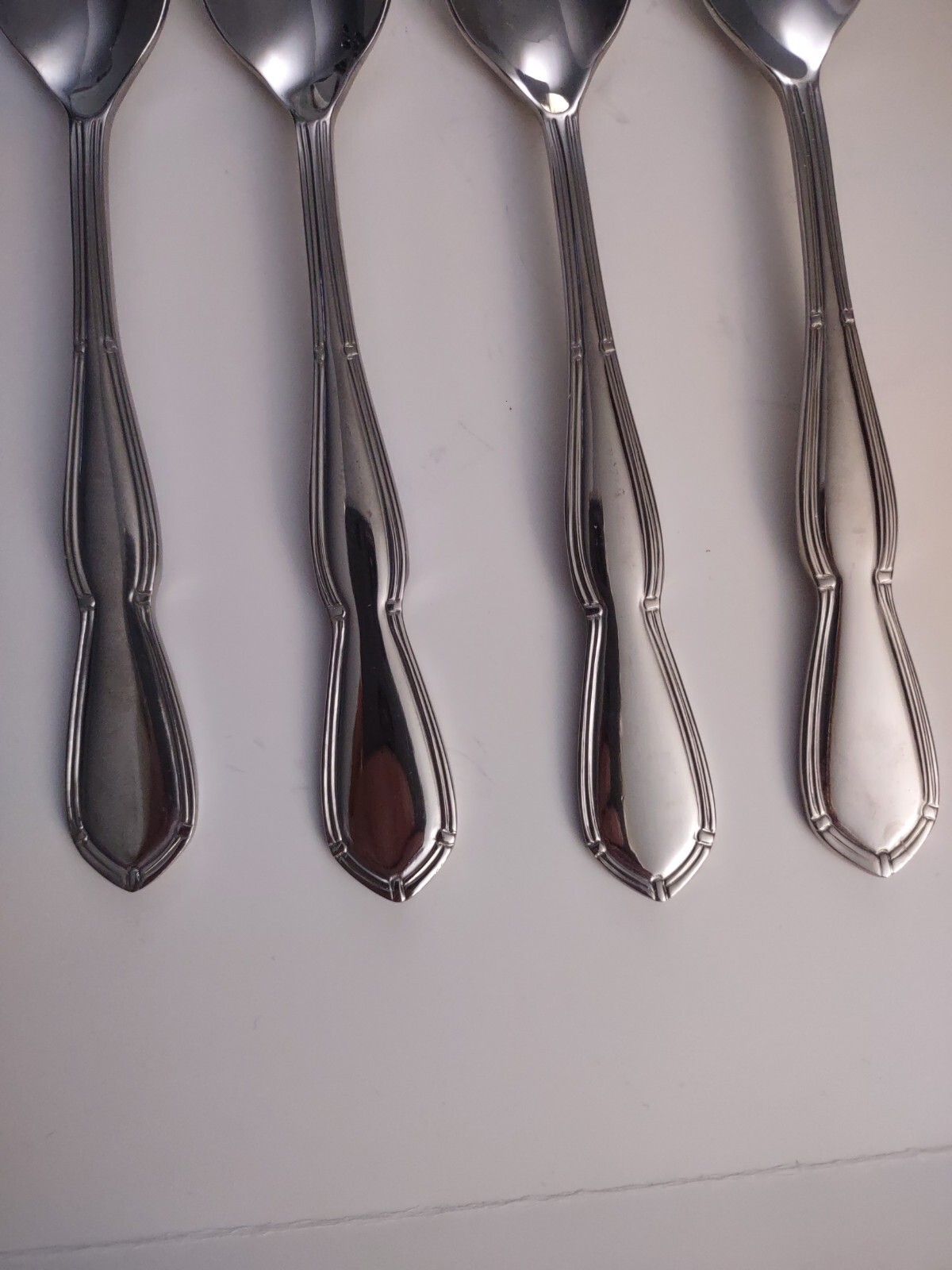 Lenox TAVISH Stainless Lot of 4 Spooniks/Sporks Glossy 18/10 Flatware