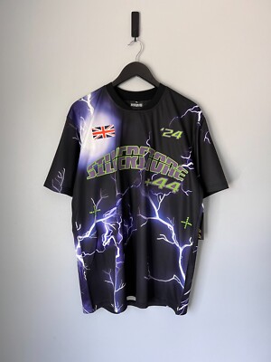 Plus 44 Lewis Hamilton Silverstone Lightning Jersey - Size Medium - NEW