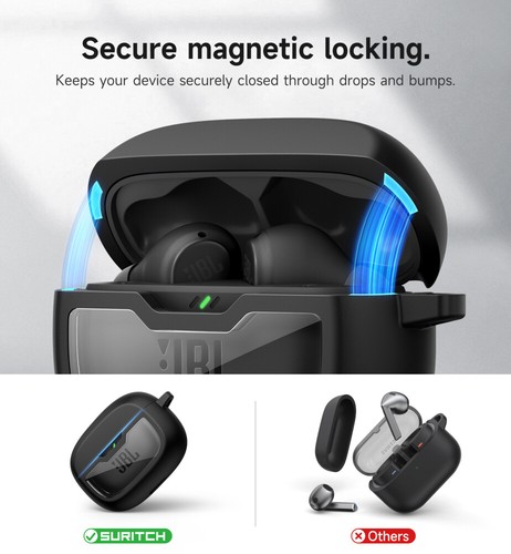 Funda protectora SURITCH para auriculares JBL Vibe Beam/Vibe Beam 2/JBL Vibe 200TWS - Imagen 14 de 24