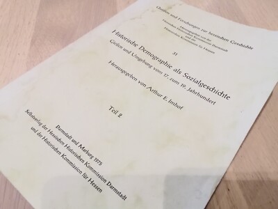 Historische Demographie als Sozialgeschichte 2: Gießen und Umgebung vom 17. [..]