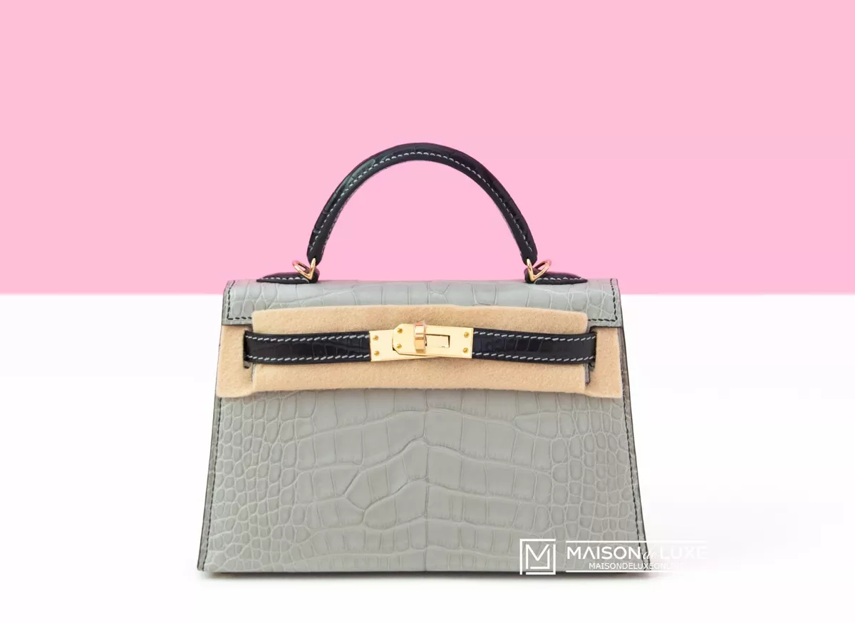 hermes black mini kelly