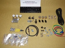 5E3 TWEED DELUXE  GUITAR AMP PARTS KIT, Switchcraft, Mallory, CERAMIC SOCKETS