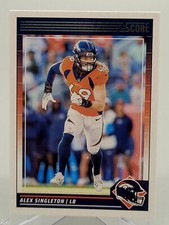 2024 PANINI SCORE ALEX SINGLETON BASE FOOTBALL CARD BRONCOS NFL donruss topps