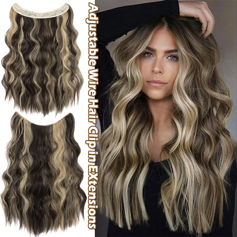 SEGO Hidden Headband Wire In Real as Human Hair Extension Clip In One Piece Hairpiece