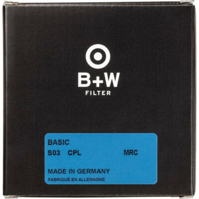 B+W 55mm MRC Basic Circular Polarizing Filter Multicoating