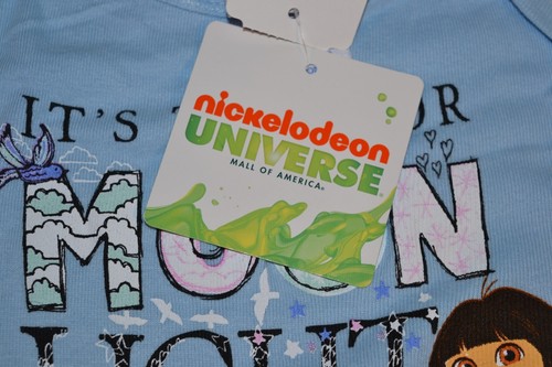 NWT Dora The Explorer Moonlight Adventures 12M Romper Nickelodeon Universe MOA! - Picture 3 of 7