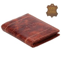 Portmonee Red Leder Portemonnaie Wallet Purse Geld Geldbeutel LederböRse Rot 356