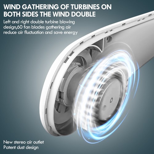 Neck Hanging Fan Cooling Air Cooler Little Electric Air Conditioner Foldable New - Picture 39 of 75