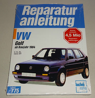 Reparaturanleitung VW Golf II - Golf 2 C / CL / GL / Carat / GTi 16V - ab 1984