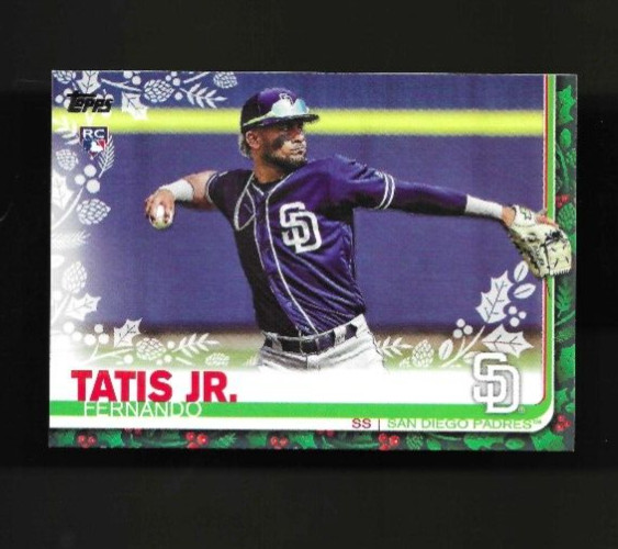 2019 Fernando Tatis Jr Topps Holiday Winter #HW126 RC Padres 4