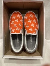 Whataburger Casual Shoes Size 6 Vans Style Rare Orange And White