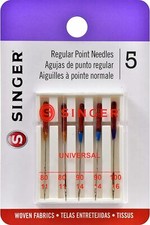Singer Sewing Machine Genuine Needles Size 12, 14, 16
