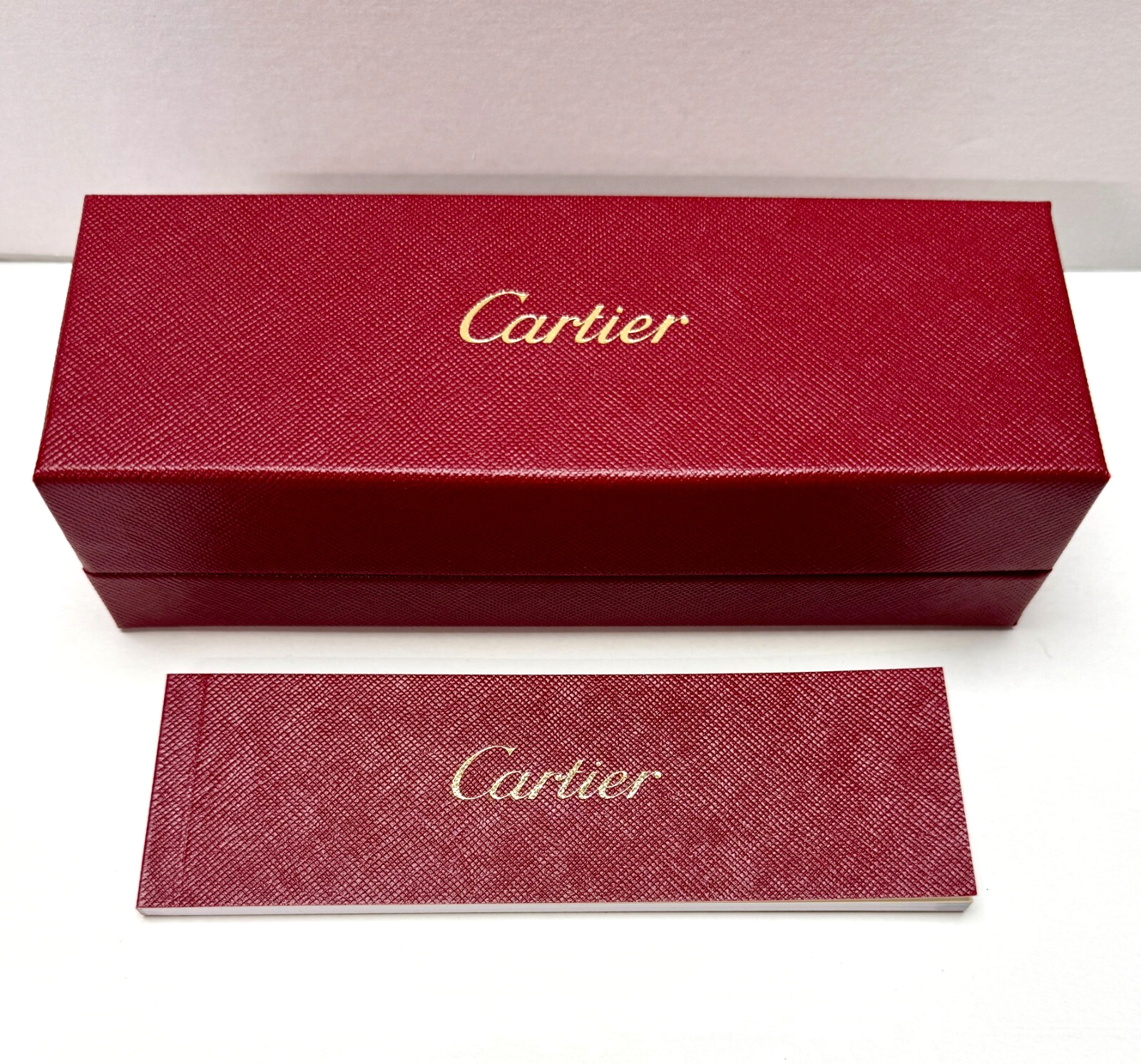Cartier Eyeglasses Storage Box with Service Booklet-image