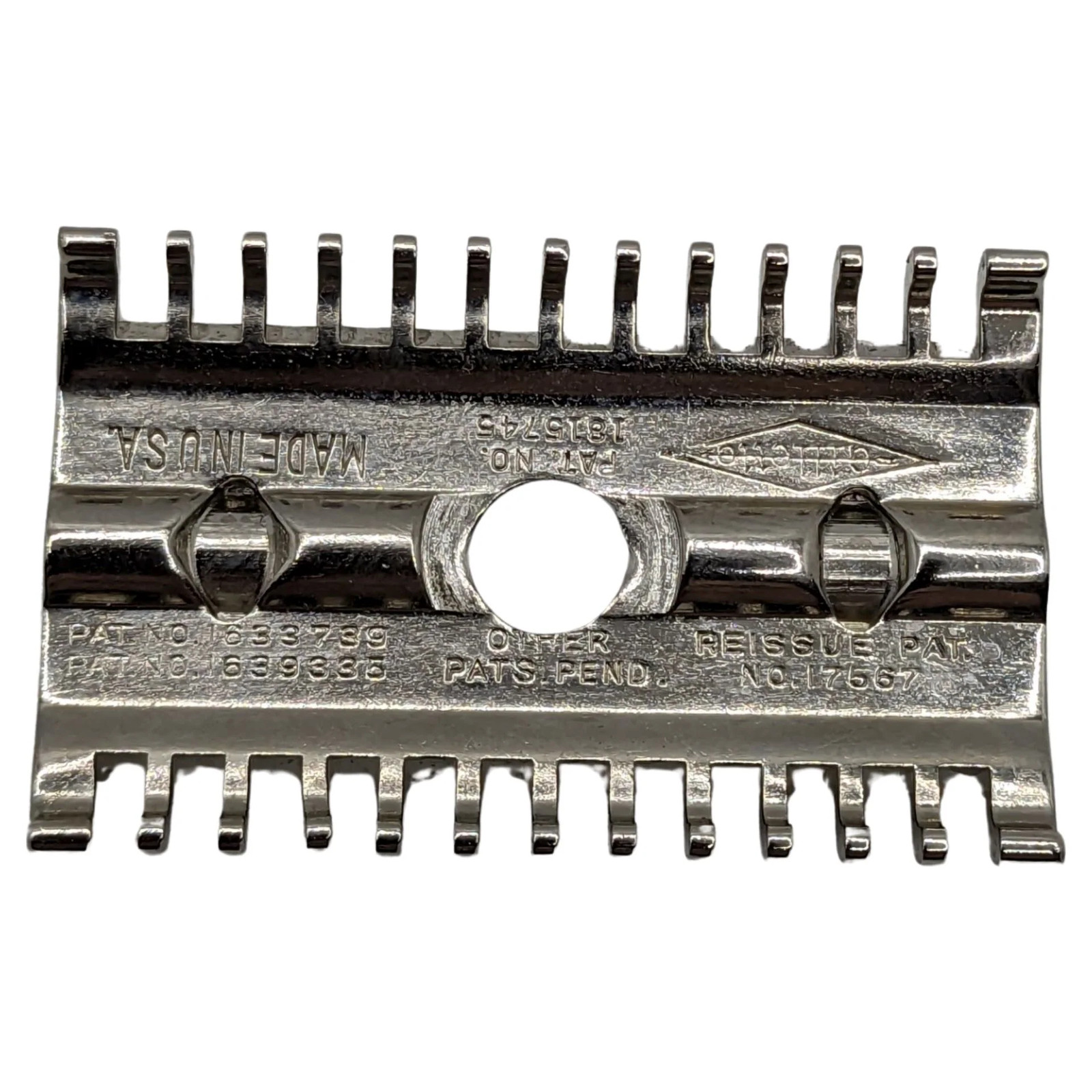 1930's Goodwill Bakelite DE Safety Razor (Factory Nickel Revamp) - Gillette (Use
