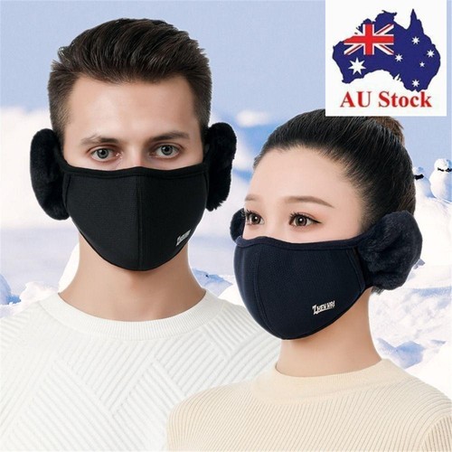 Winter Warm Cold-proof Windproof Earmuffs Ear Warmer Mouth Cover ...