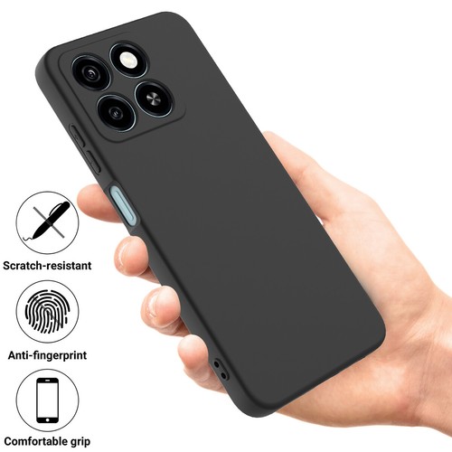 Para ZTE Blade A35, Lujo Suave Silicona Líquida Piel Tacto Sensación Estuche Cubierta + Correa - Imagen 27 de 33
