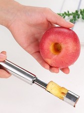 Stainless Steel Apple Core Remover - Fruit & Pear Corer Kitchen Utensil
