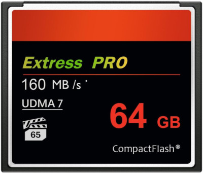 64GB UDMA CompactFlash Card - 160MB/s Speed for Professional Photographers