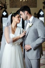 Heather Grey Light Gray Modern Fit Notch Label Tuxedo Jacket 34S 39R 43S 46L 56R