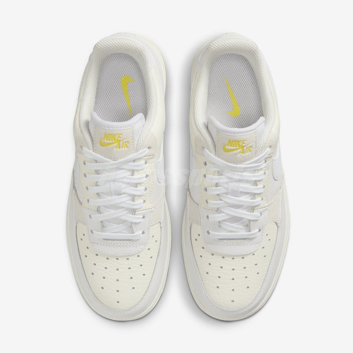 Nike Air Force 1 AF1 UV Reactive White Opti Yellow Women Nike Air Force 1 AF1 UV Reactive White Opti Yellow Women