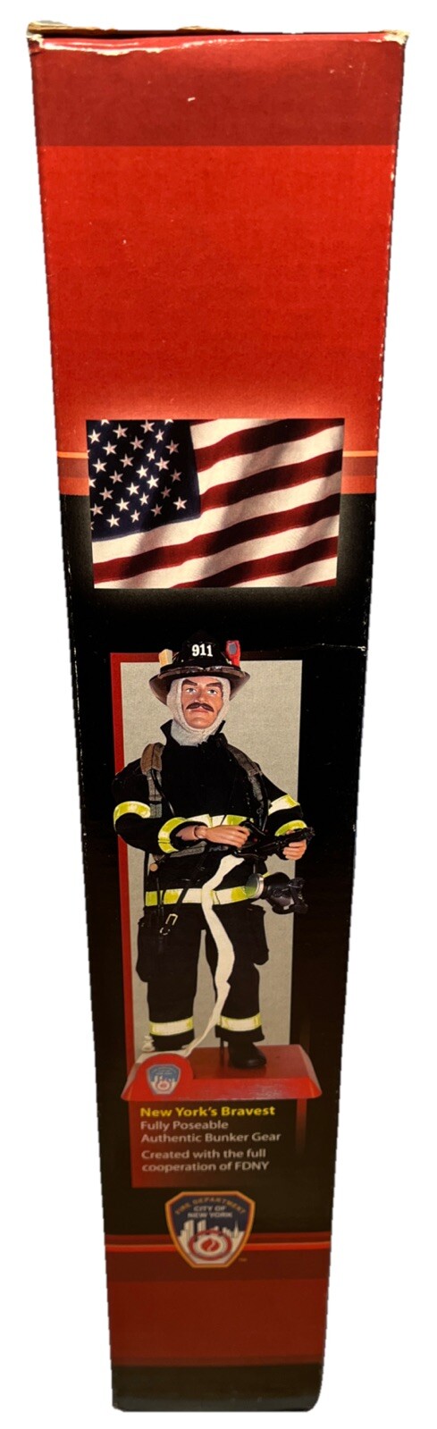 FDNY NYPD A Salute to America's Finest 12" Action Figure Limited Ed Sealed (B80)