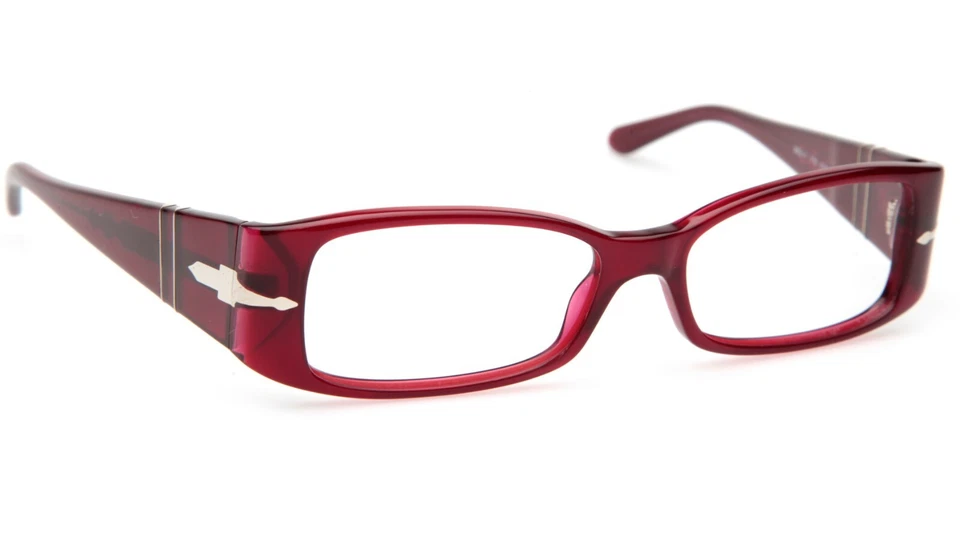 NUEVO MARCO GAFAS PERSOL 2853-V 776 Rojo 51-15-135mm Italia Foto 3 de 4