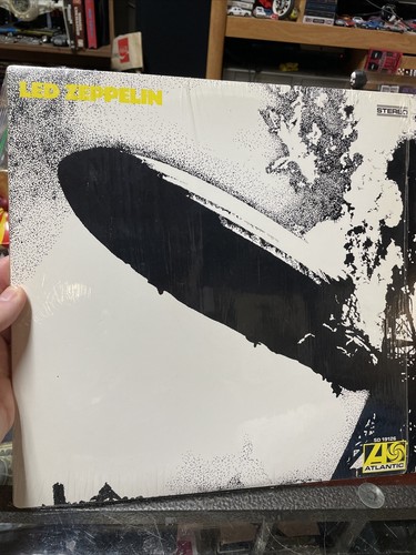 Led Zeppelin LP SD 19126 Rare Yellow Jacket Label Atlantic In Shrink Record