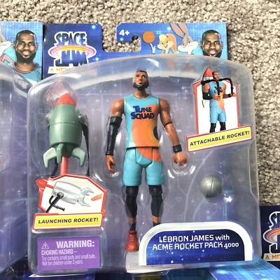 Giochi Preziosi Space Jam - New Legends Lebron Playset con 1 mini personaggio, per riprodurre i tiri di Lebron, dal fim Space Jam, per bambini dai 4 anni, PCE04010