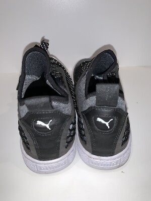 Puma Mens Sz 11 Basket Classic Netfit Sneaker Black Gray  display picture 1