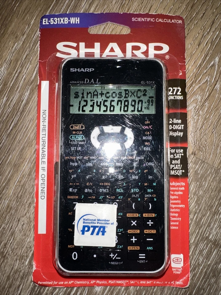 Sharp Scientific Calculator EL-531XB-WH - Image 2 of 4