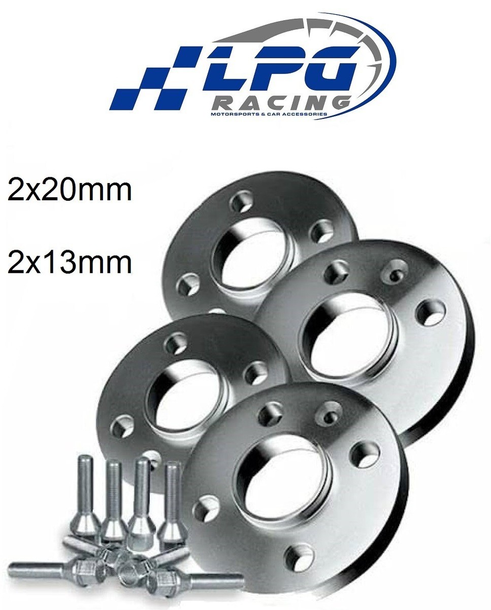 Kit De 4 Distanciales Para Llantas (espaciadores) - Medidas 4x98, Centro 58.1mm, Espesores 20mm Y 13mm + Tornillos