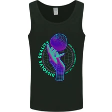 Dissolve Reality Mental Awareness Mens Vest Tank Top