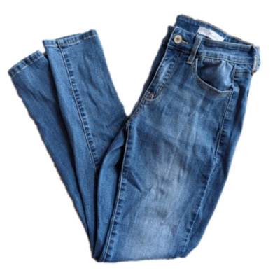 KanCan Mid Rise Skinny Blue Jeans Size 25 Waist 22 Inches Inseam 27.5 ...